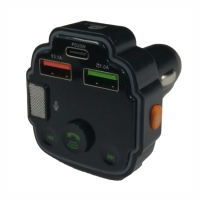 Fm Transmitter ΡL-651 Με Bluetooth, 2 USB Και Οθόνη LCD Μαύρο 1 Τεμάχιο - 99709 50104