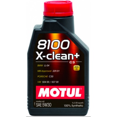 Motul 8100 X-Clean+ C3 5W-30 1lt 