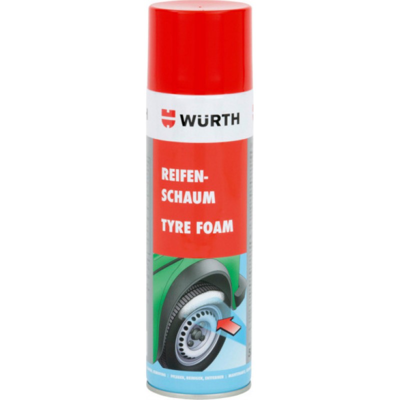 ΑΦΡΟΣ ΚΑΘΑΡΙΣΜΟΥ ΕΛΑΣΤΙΚΩΝ WURTH 500ml
