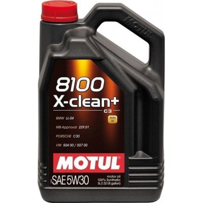Motul 8100 X-Clean+ C3 5W-30 5lt