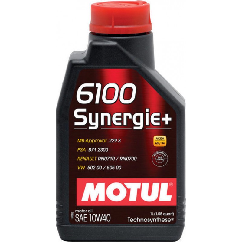 Motul 6100 Synergie+ 10W-40 1lt