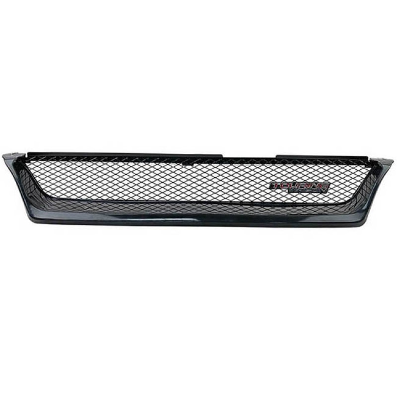 Μάσκα Για Toyota Corolla 93-97 AE100 - AE101 Χωρίς Σήμα Μαύρη Γυαλιστερή Με Σίτα Αλουμινίου 1 Τεμάχιο - 28959