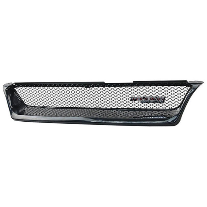 Μάσκα Για Toyota Corolla 93-97 AE100 - AE101 Χωρίς Σήμα Μαύρη Γυαλιστερή Με Σίτα Αλουμινίου 1 Τεμάχιο - 28959