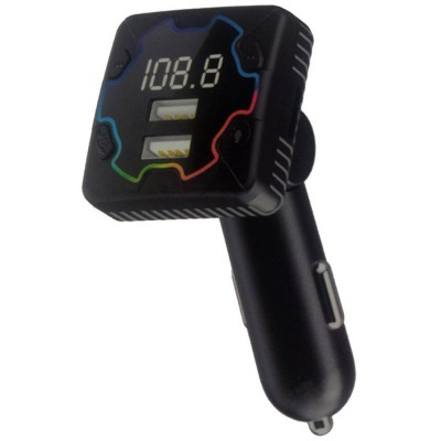Fm Transmitter ALS-A823 Με Bluetooth, 2 USB Και Οθόνη LCD Μαύρο 1 Τεμάχιο - 99698