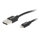 Καλώδιο USB A - Lightning (iPhone) 1m Braided - DM-66-108