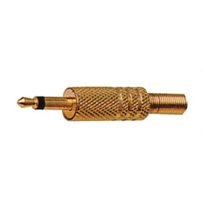 Φις Jack 3.5mm Mono Αρσενικό Χρυσό - HT 10031