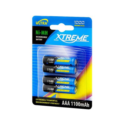 Επαναφορτιζόμενες Μπαταρίες AAA 1100mAh XTREME - DM-82-602