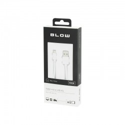 Καλώδιο USB A - microUSB 1m Λευκό - DM-66-070