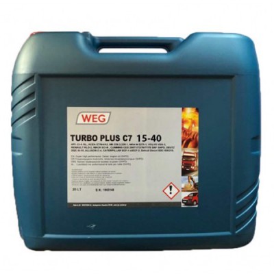 WEG TURBO PLUS C7 SAE 15W-40 20Lt